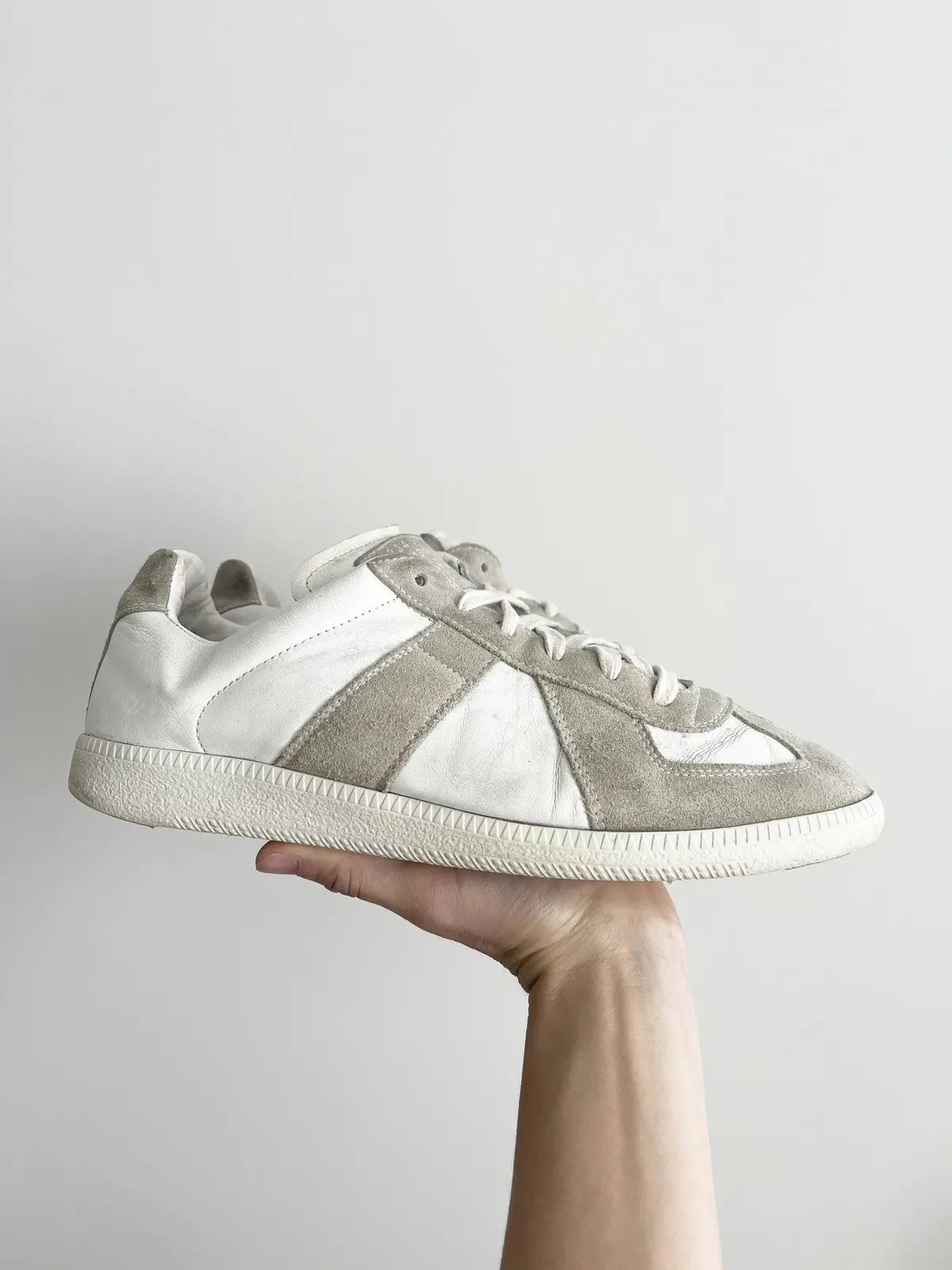 2010s Maison Margiela GAT Replica Double White Sneakers