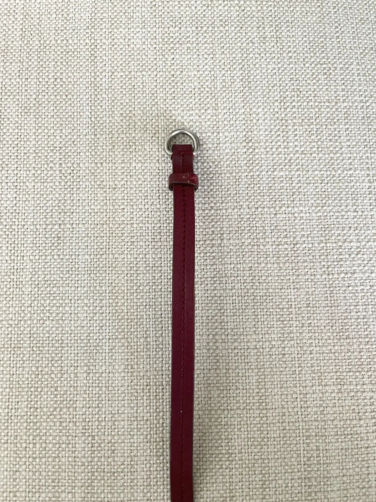 2000s Prada Leather Strap Buckle Bracelet