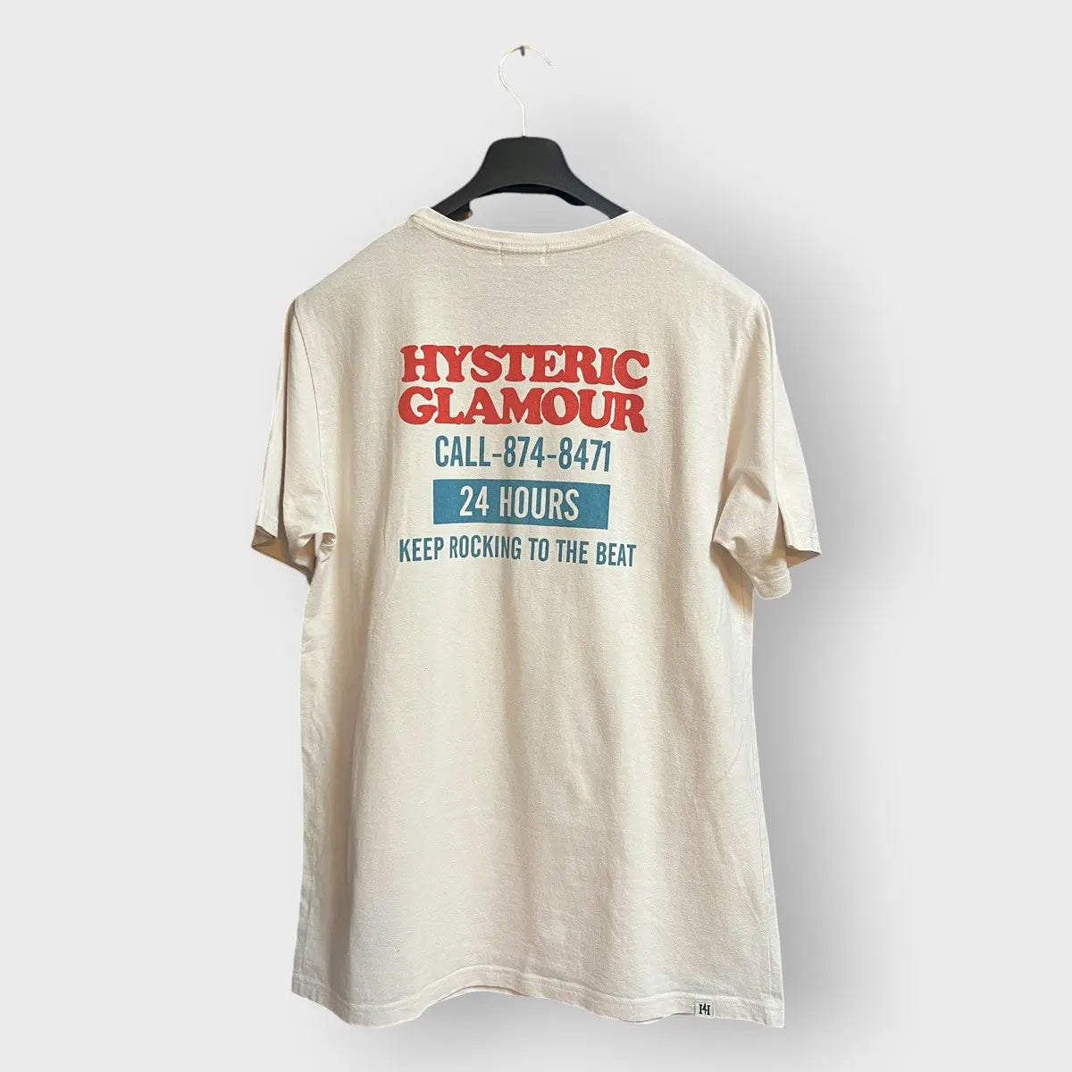 2000s Hysteric Glamour USA Dollar Bill Girl Tee