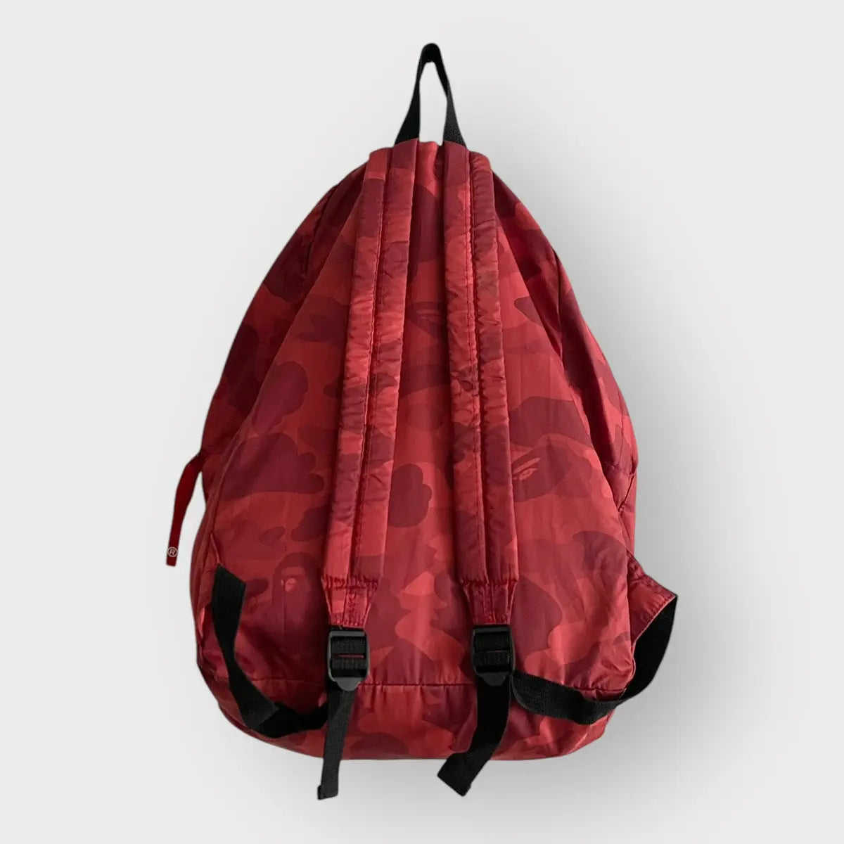 2010s Bape Red ABC Camo Backpack