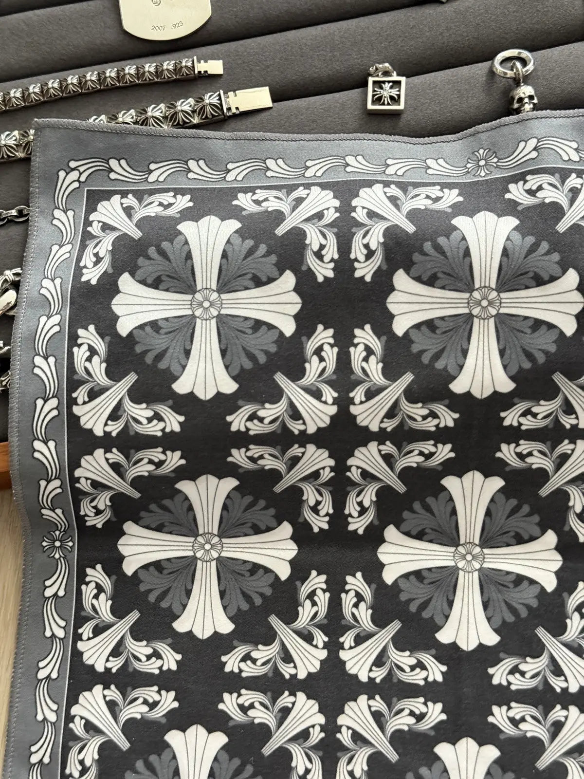 Chrome Hearts Mini Plus Motif Bandana