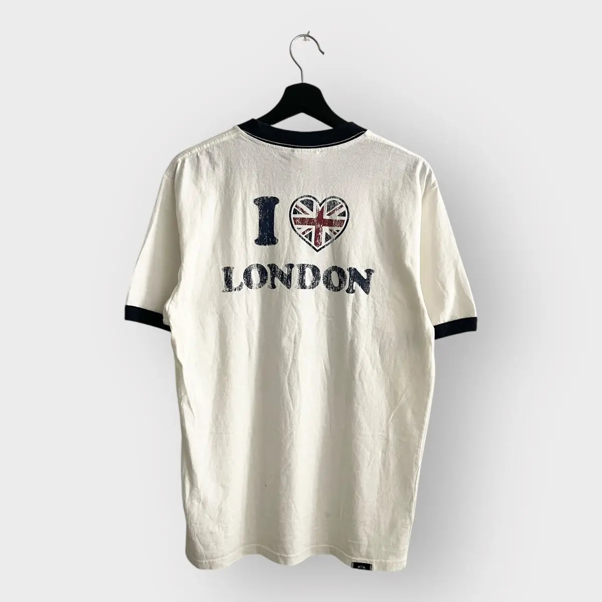 90s Hysteric Glamour Nude Girl Love London Ringer Tee