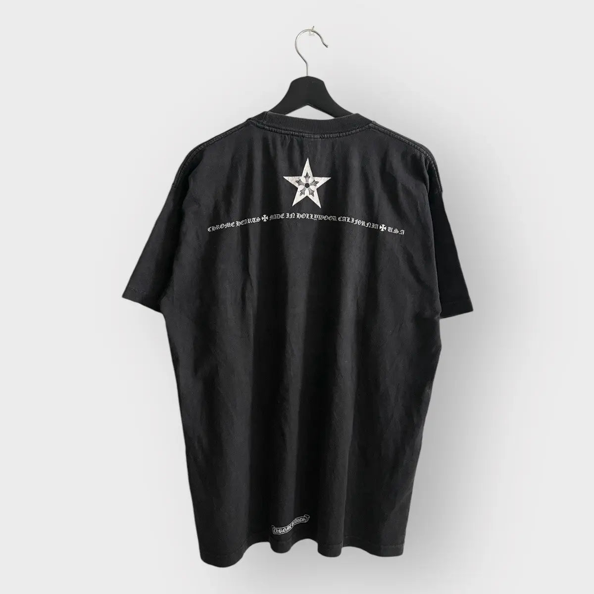 2000s Chrome Hearts Five Stars Hollywood Pocket Tee