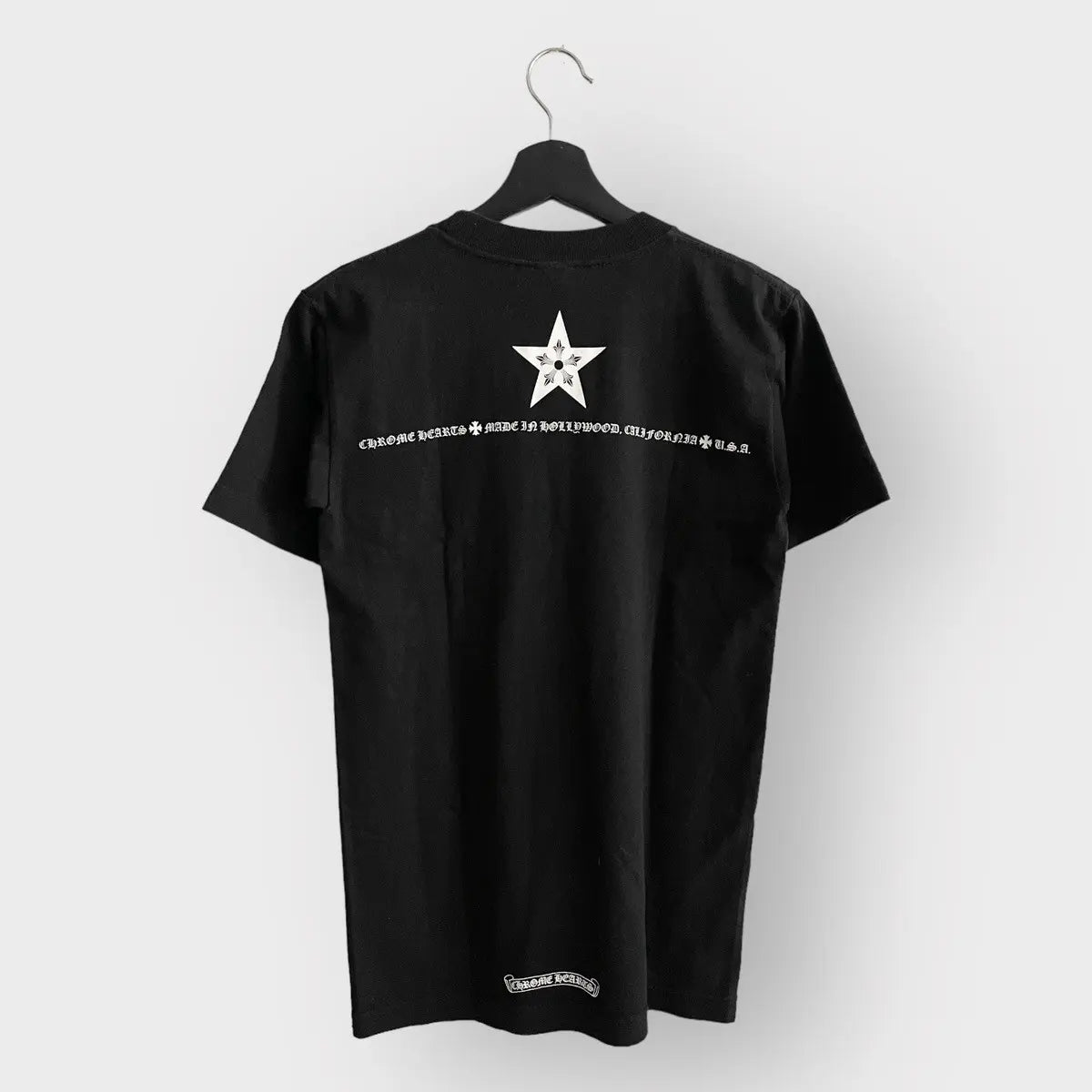 2000s Chrome Hearts Five Stars Hollywood Pocket Tee