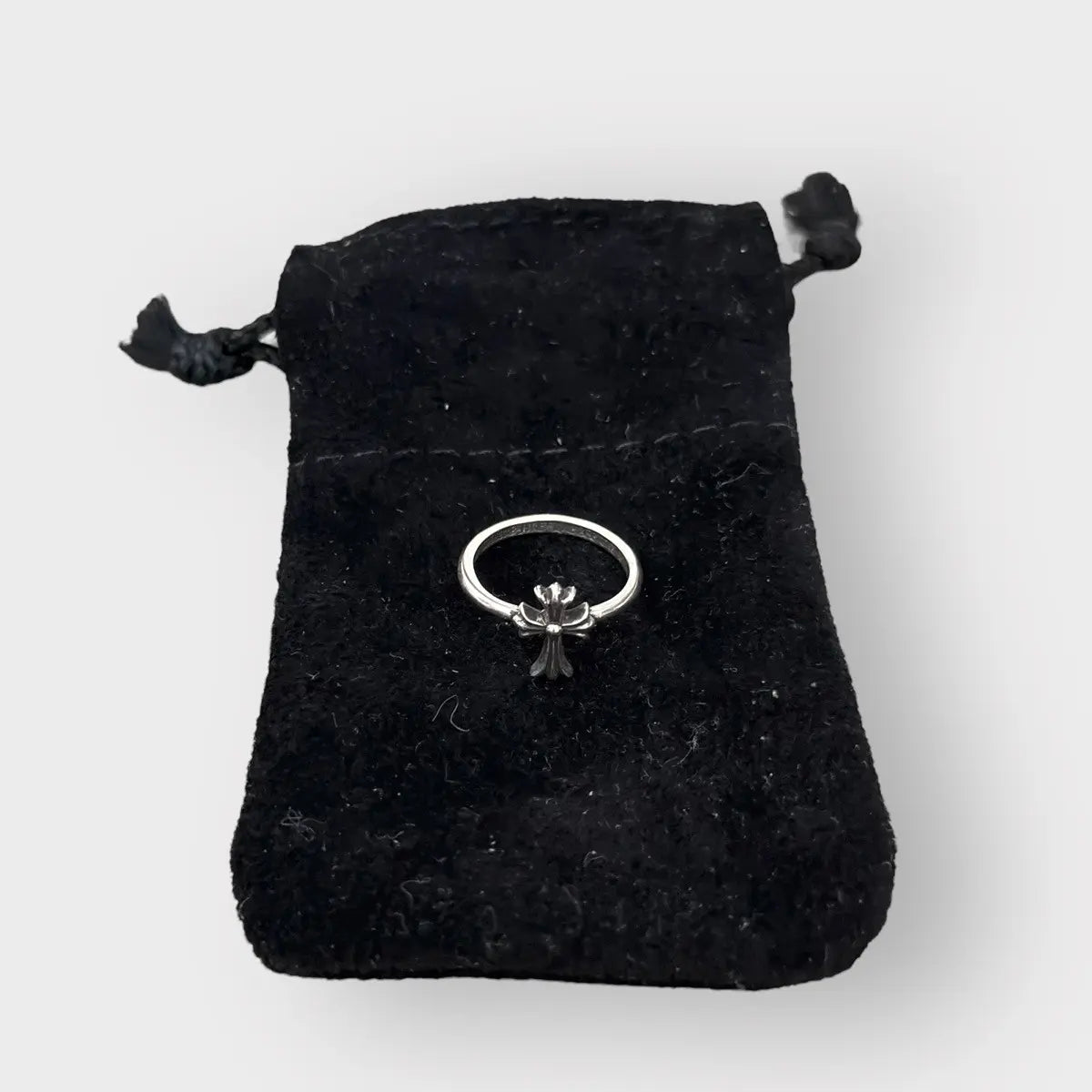 Chrome Hearts “Bubblegum” Cross Ring