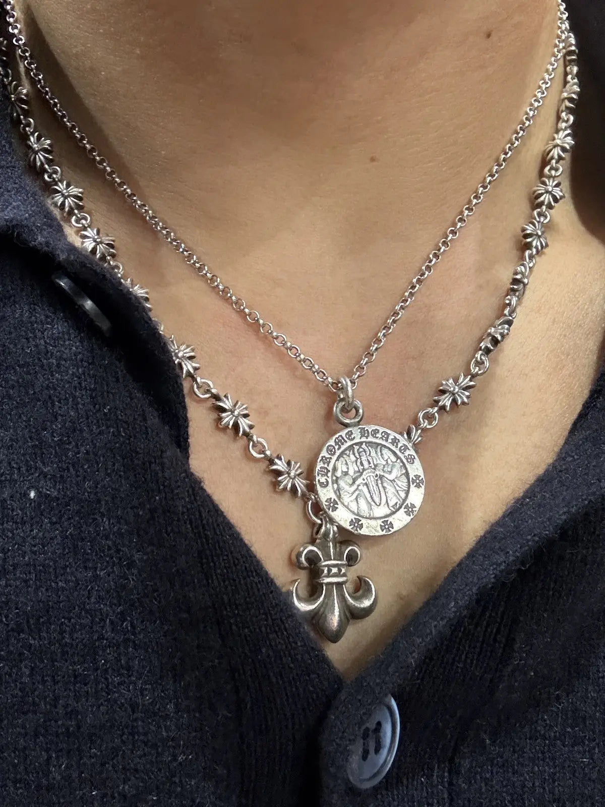 Chrome Hearts Angel Medallion Pendant