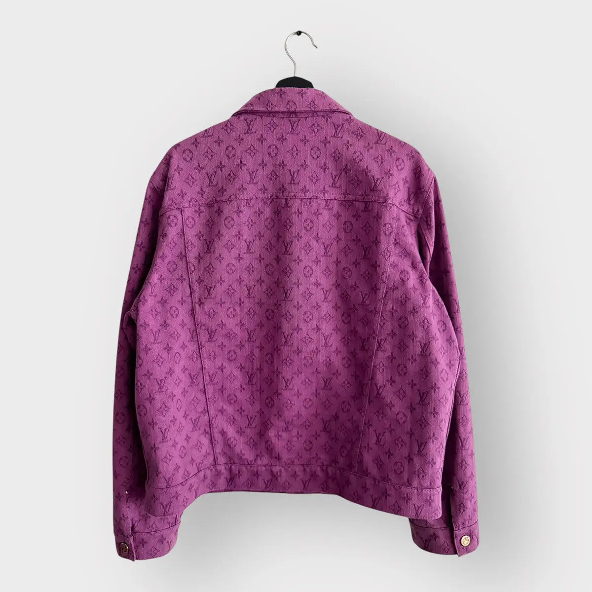 Louis Vuitton All Over Monogram Purple Denim Jacket