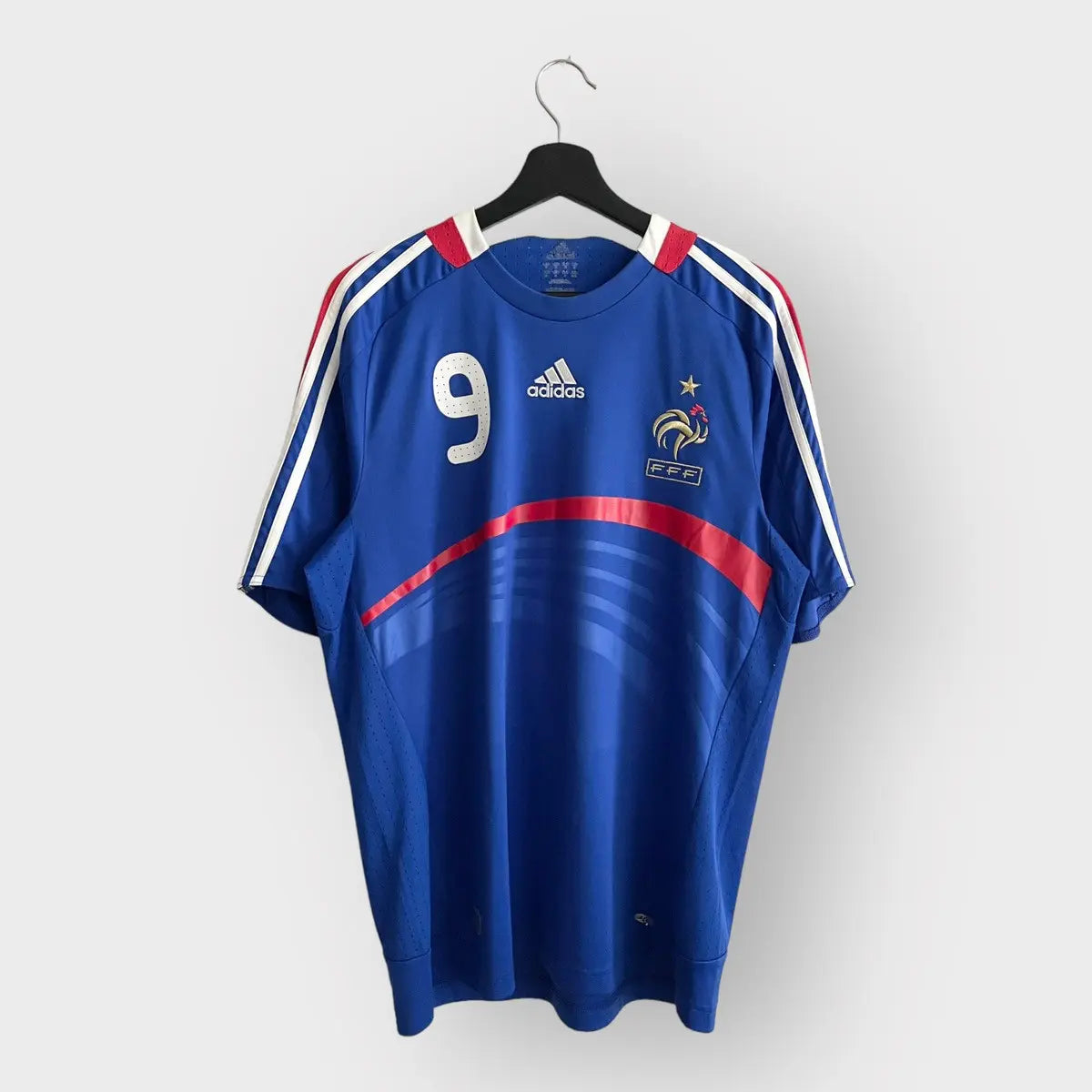 2007-08 France Home Jersey #9 Benzema