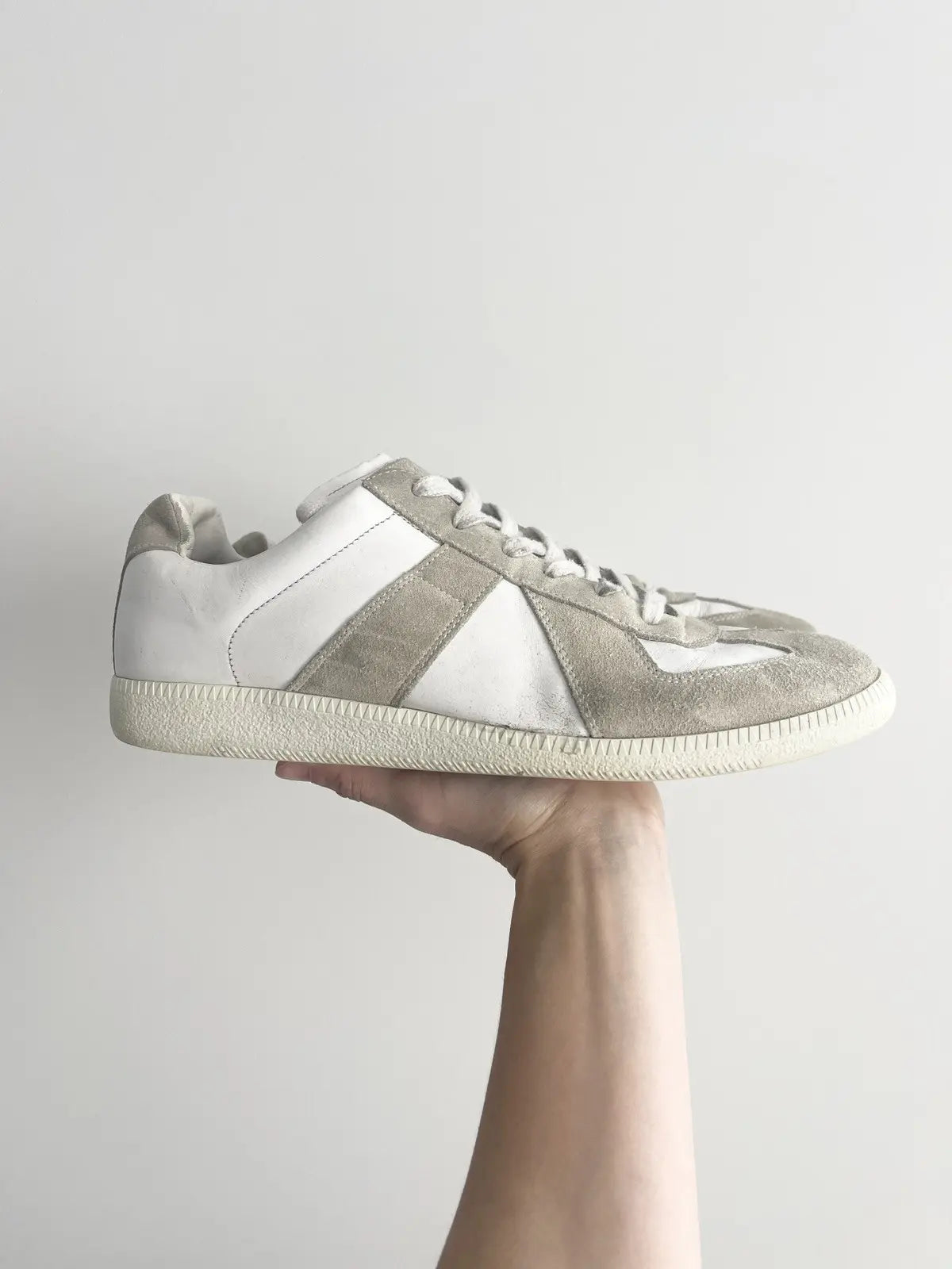 2010s Maison Margiela GAT Replica Double White Sneakers