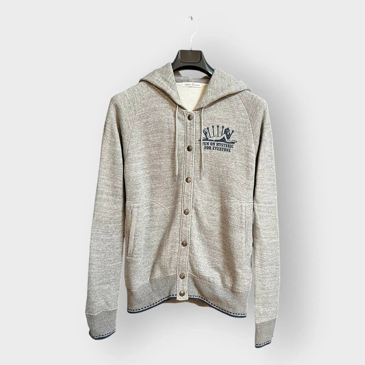 2000s Hysteric Glamour Wicked Nude Girl Hooded Jacket