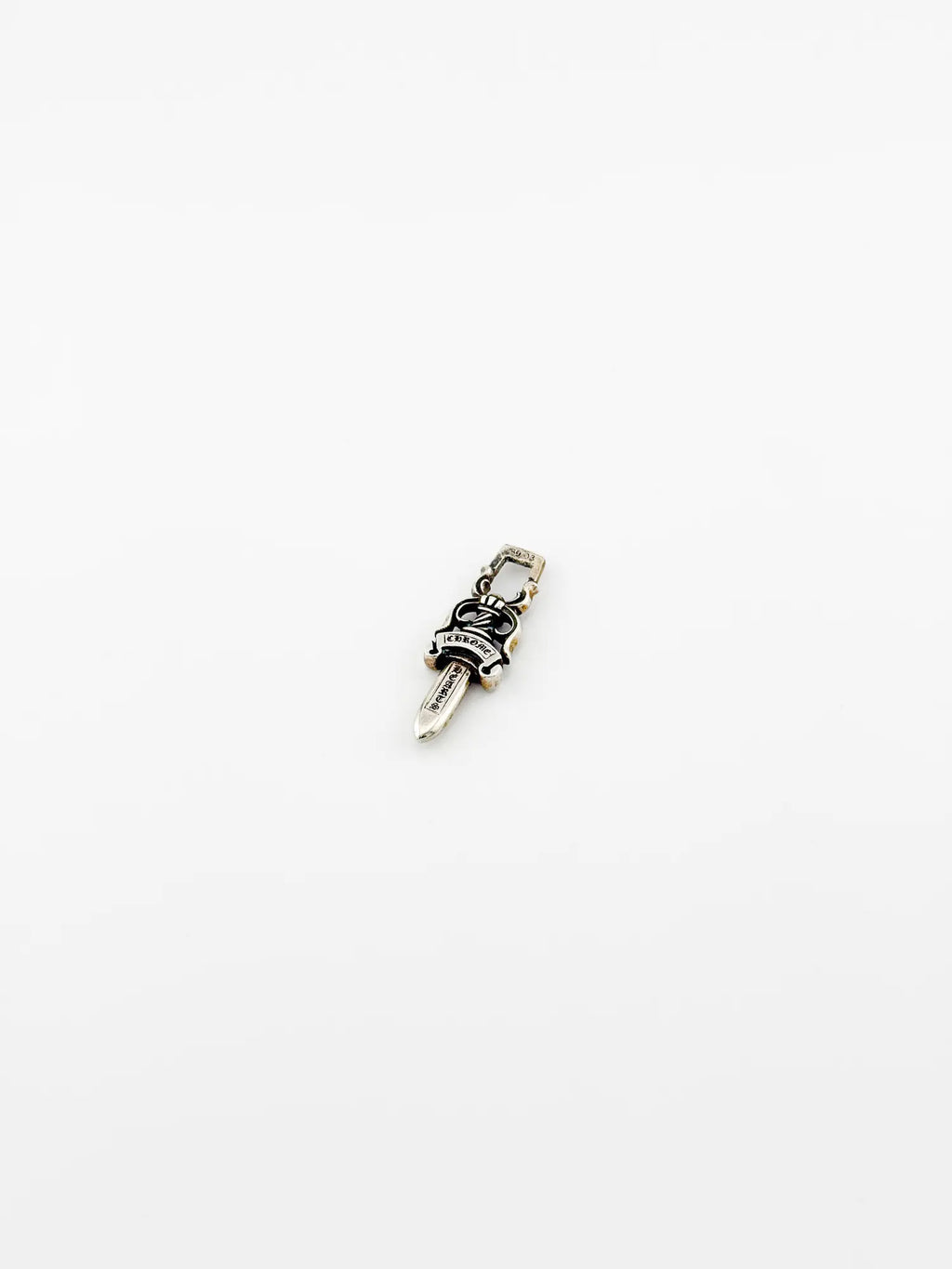 Chrome Hearts XL Zipper Dagger Silver Pendant