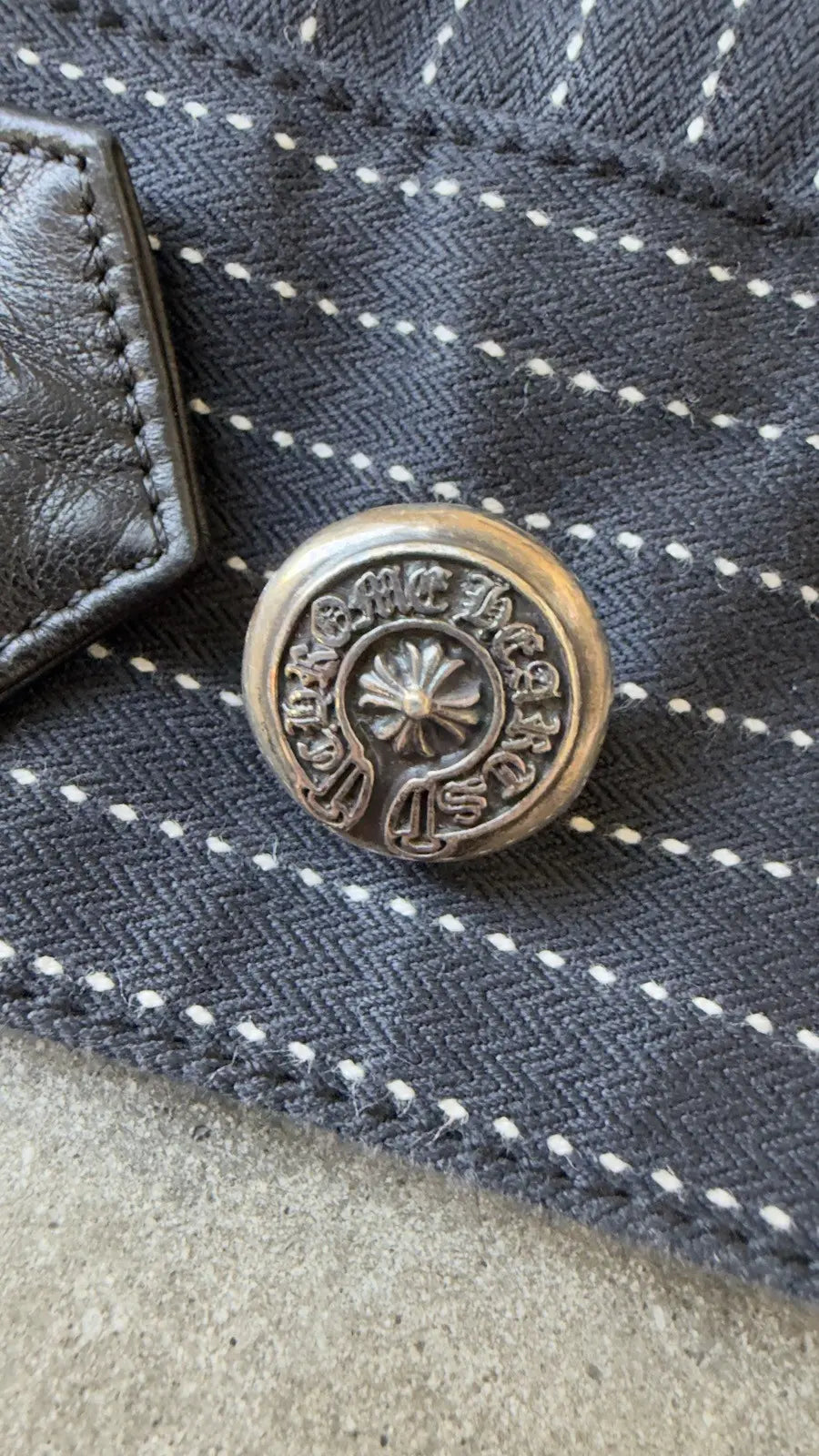 Chrome Hearts Cheetah Triple Cross Work Jacket
