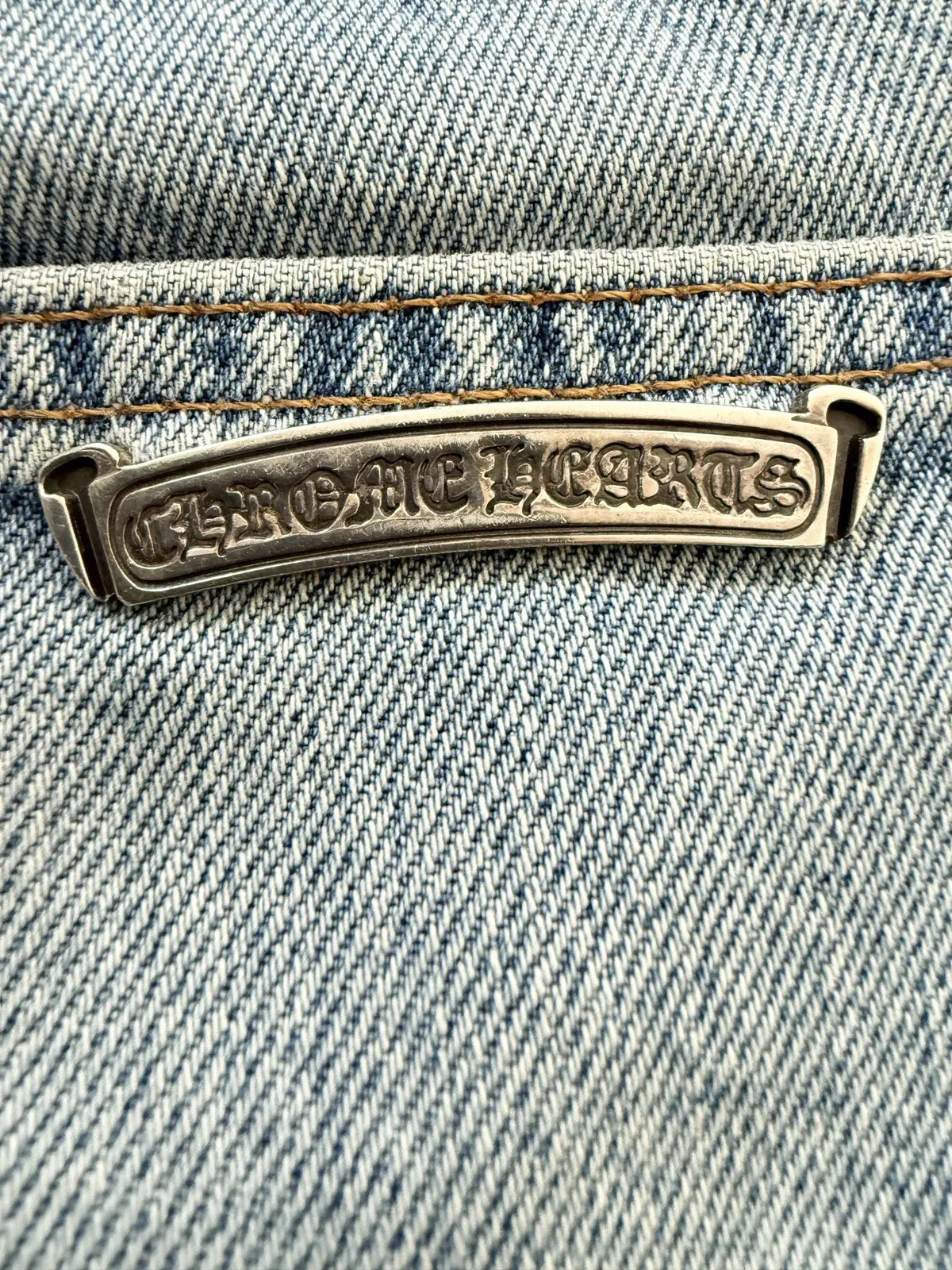 Chrome Hearts Orange Star Patch Levis Jeans