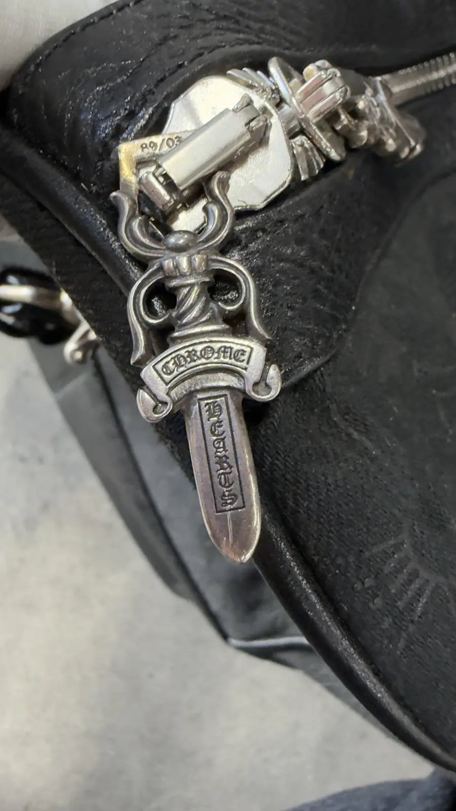 Chrome Hearts Monogram Duffle Bag Black