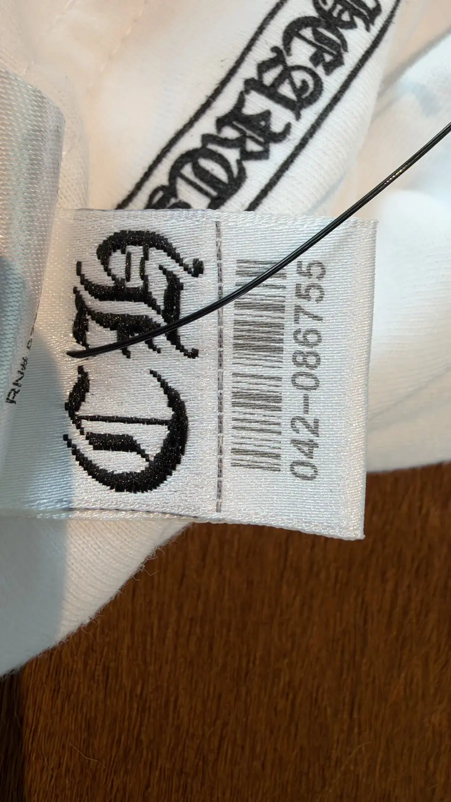 Chrome Hearts Script Logo USA Long Sleeve T-Shirt Size L Chrome Hearts