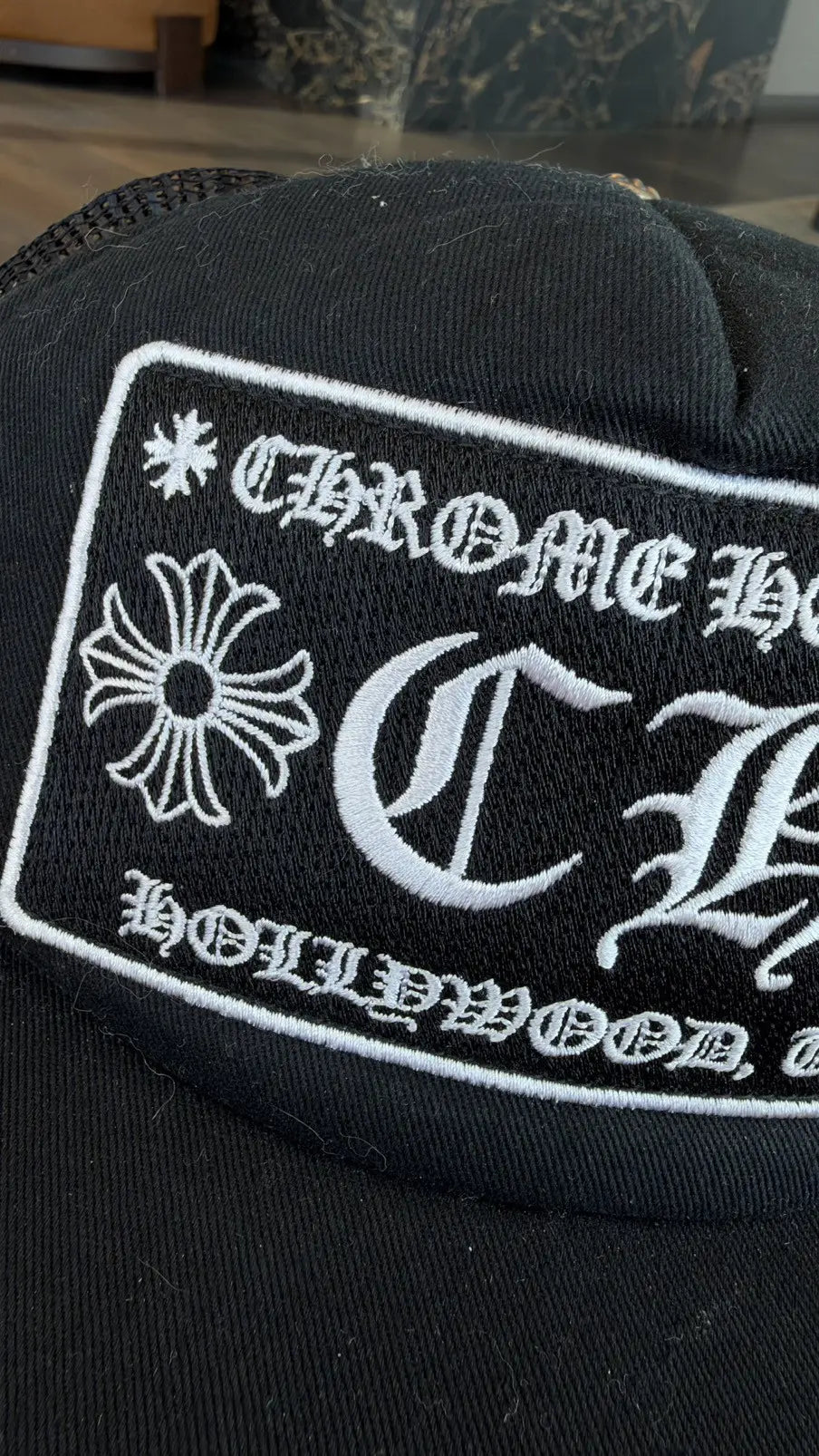 Chrome Hearts CH Hollywood Trucker Hat Chrome Hearts