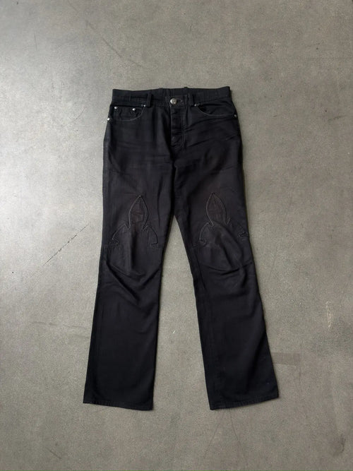 Chrome Hearts Fleur Knee Denim Jeans