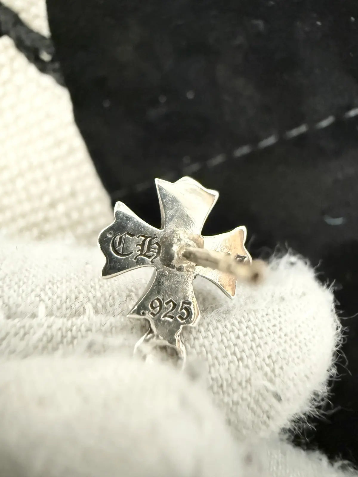 Chrome Hearts .925 Sliver Dices Earring