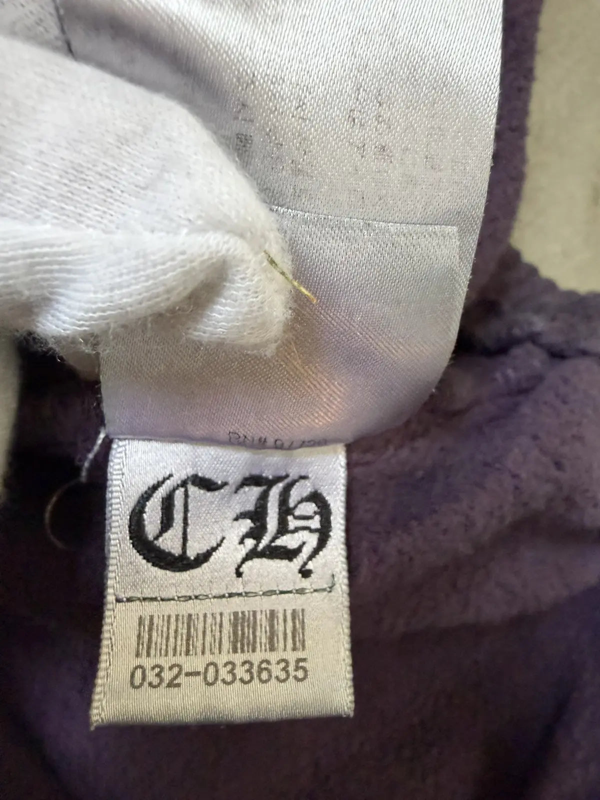 Chrome Hearts Deadly Doll Sweat Pants Purple