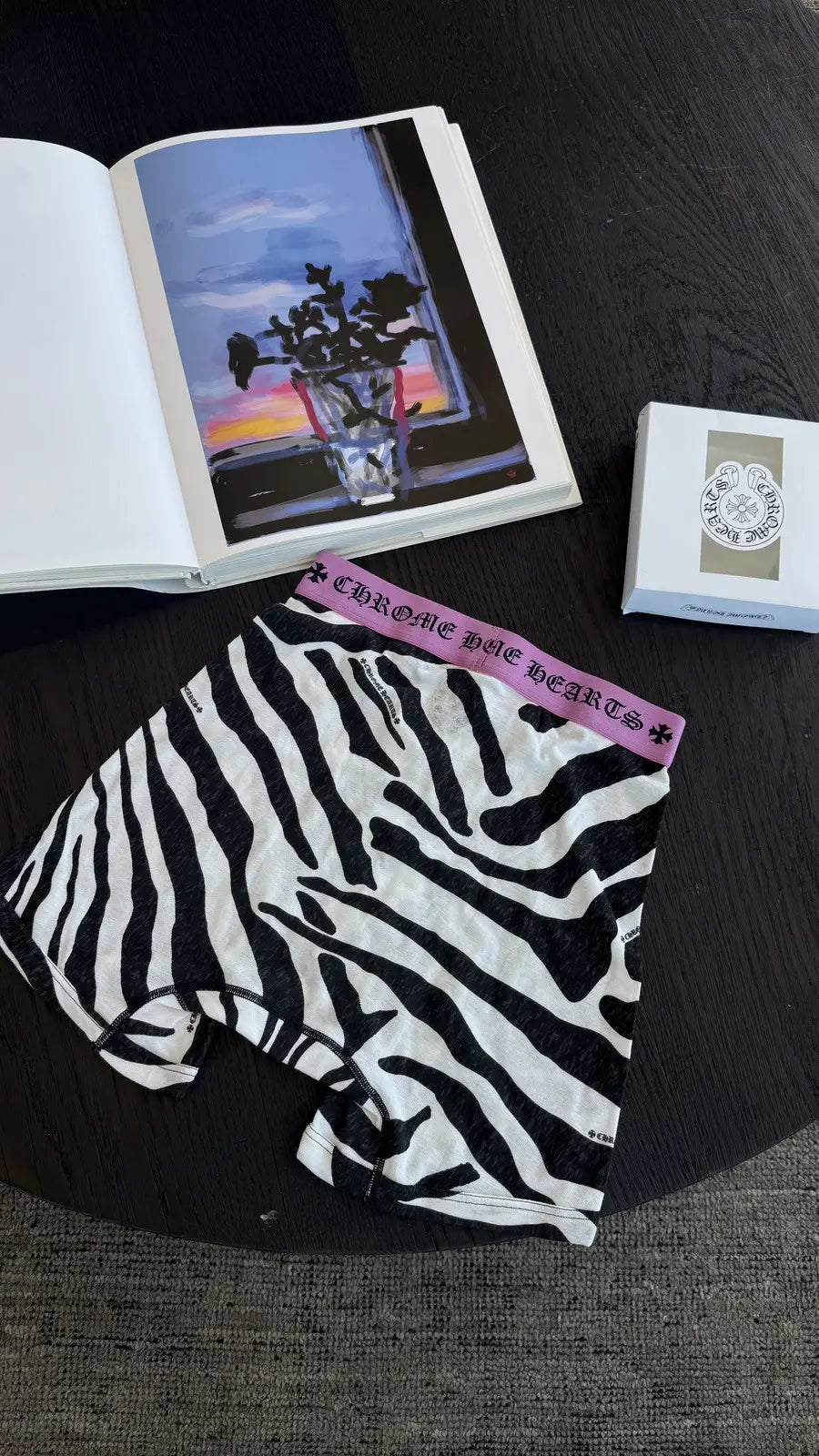 Chrome Hearts Zebra-Print Boxer Briefs Chrome Hearts