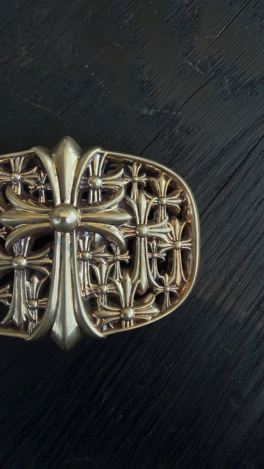 Chrome Hearts Cemetery Cross Belt Buckle Chrome Hearts