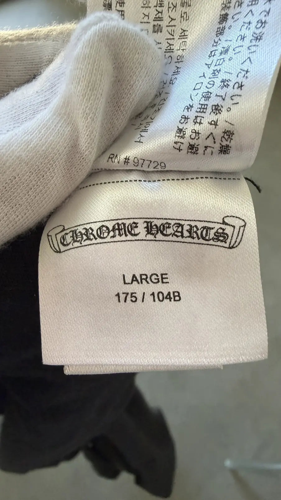 Chrome Hearts Plus Cross Long-Sleeve Pocket T-Shirt