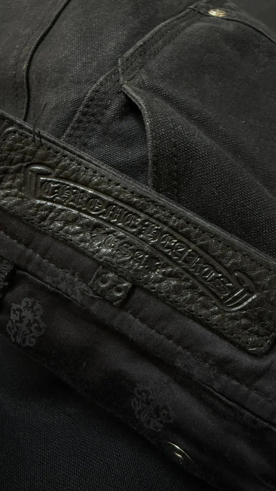 Chrome Hearts Flooded Back Patches Carpenter short