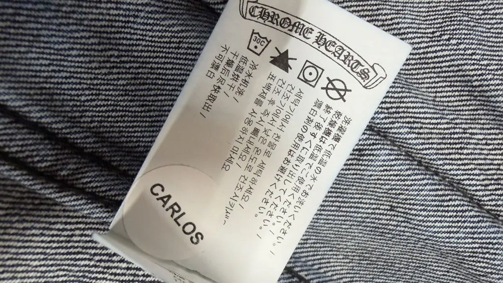 Chrome Hearts Motorbreath Indigo Denim Trucker Jacket