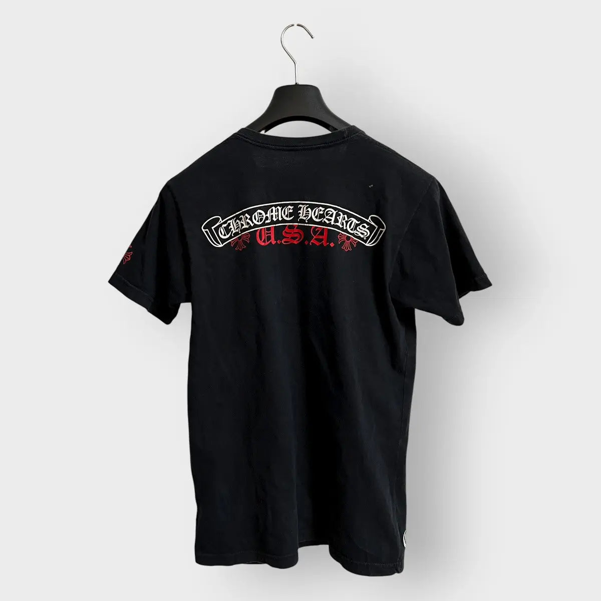 2010s Chrome Hearts USA Scroll Logo Pocket Tee