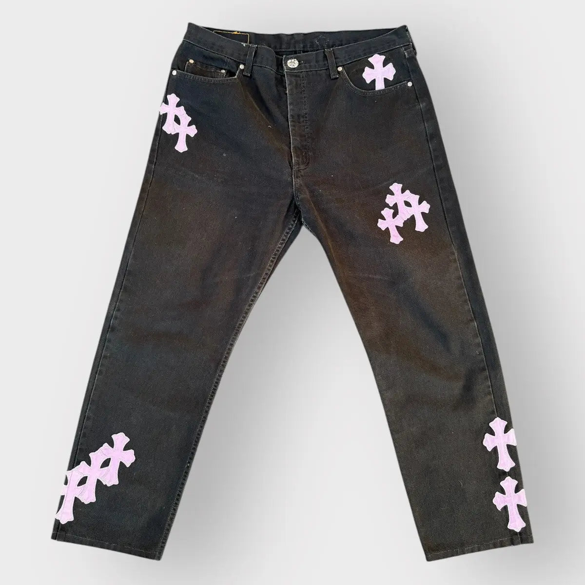 Chrome Hearts Miami Exclu. Pink Patch Levis Jeans
