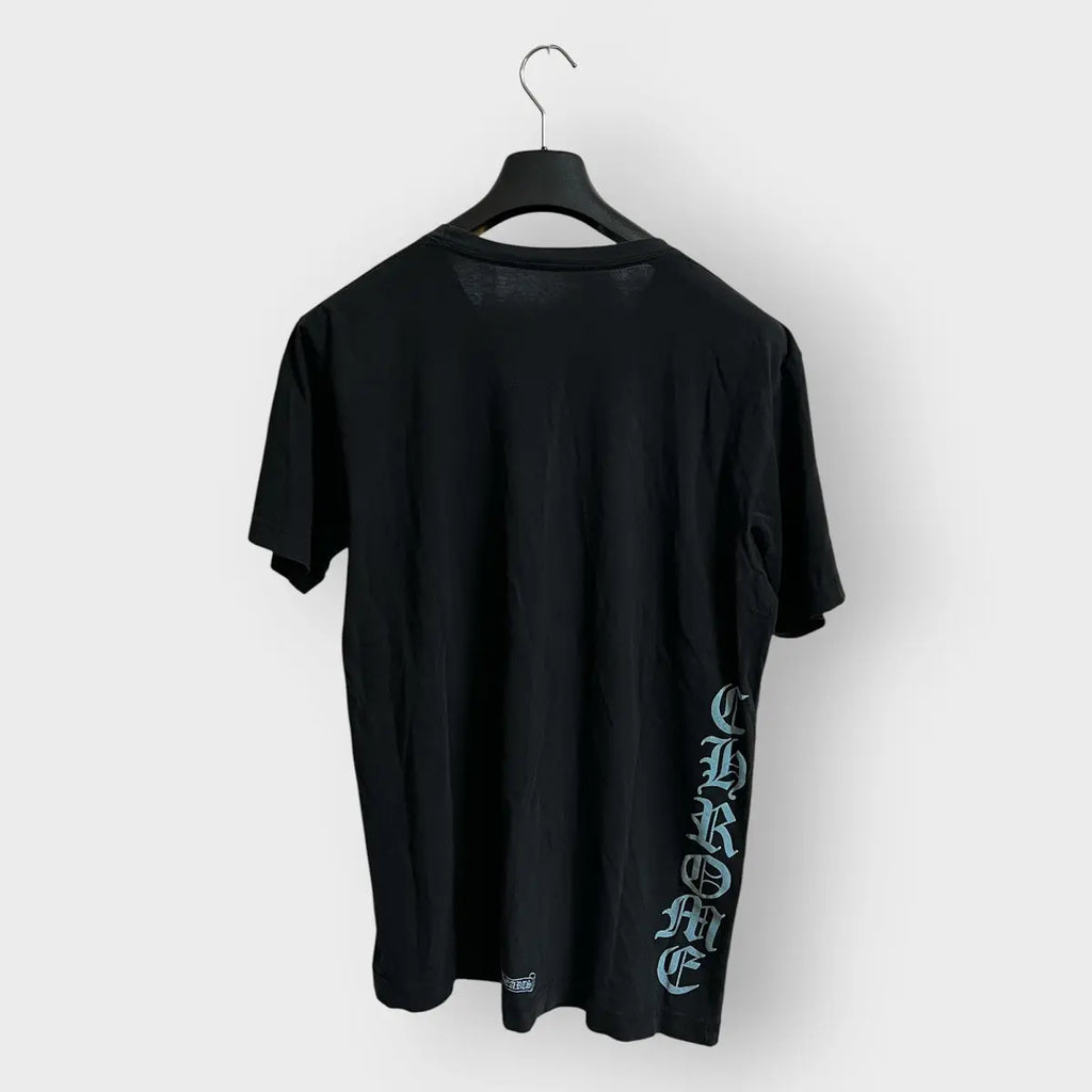 2010s Chrome Hearts Blue Scripts Pocket Tee