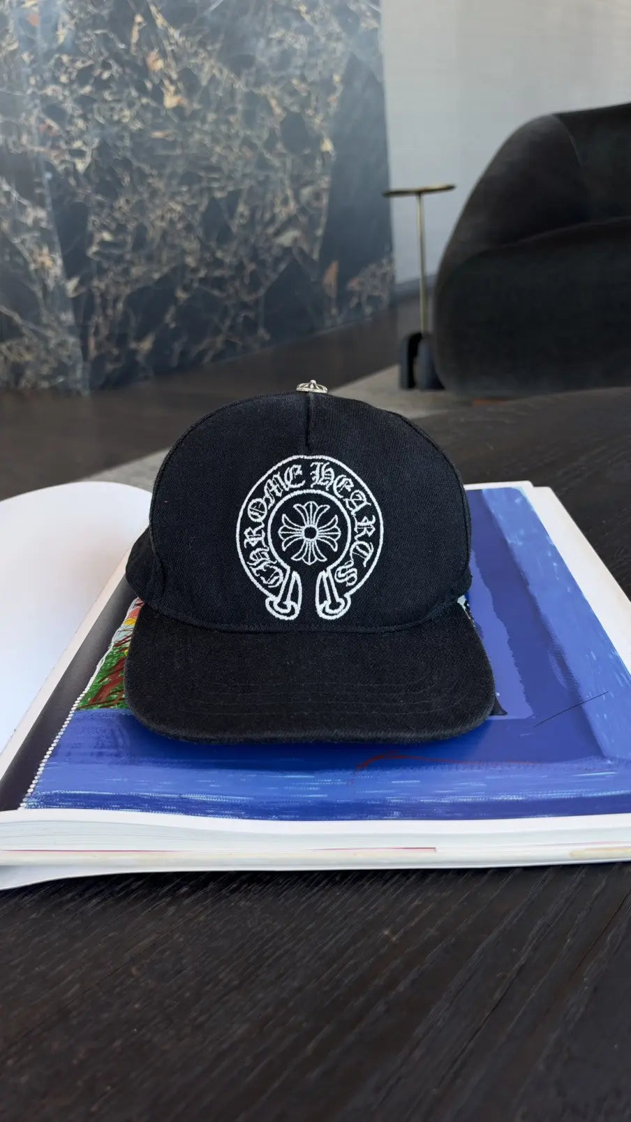 Chrome Hearts Horseshoe Cross Baseball Hat Chrome Hearts