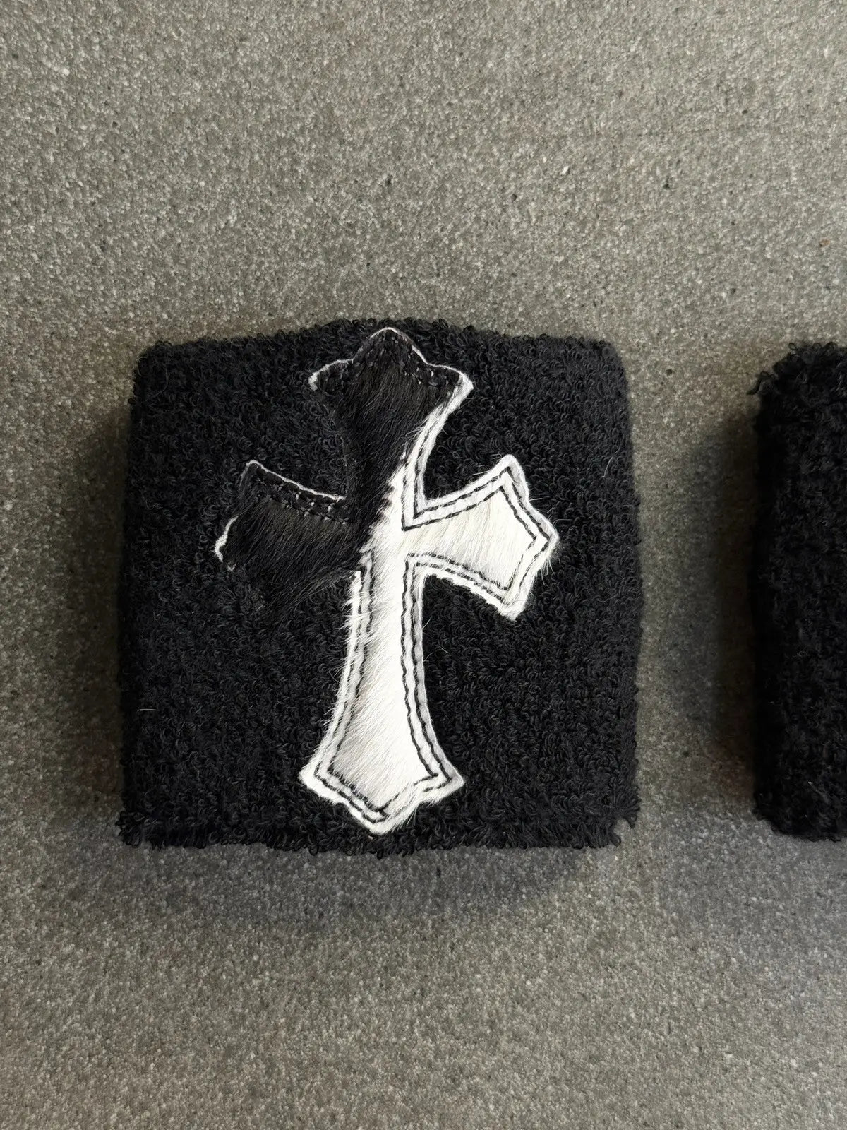 Chrome Hearts Sweatbands Wrist Band Zebra Patch