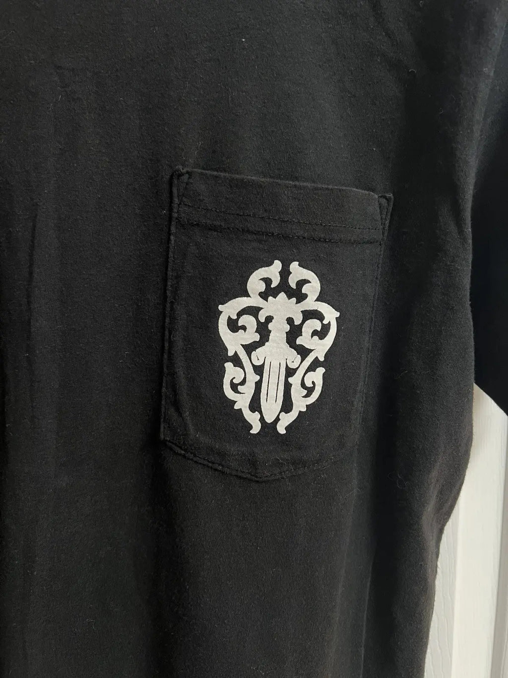 Chrome Hearts Half & Half Vine Dagger Short Sleeve Tee