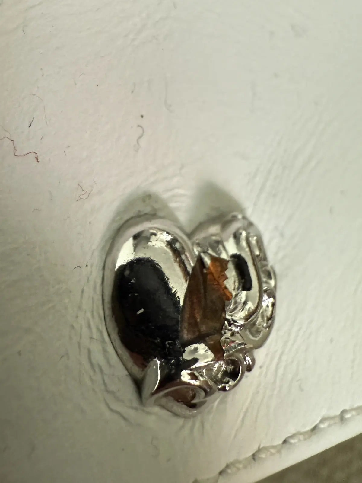 Chrome hearts Trifold Wallet With Heart Buttons