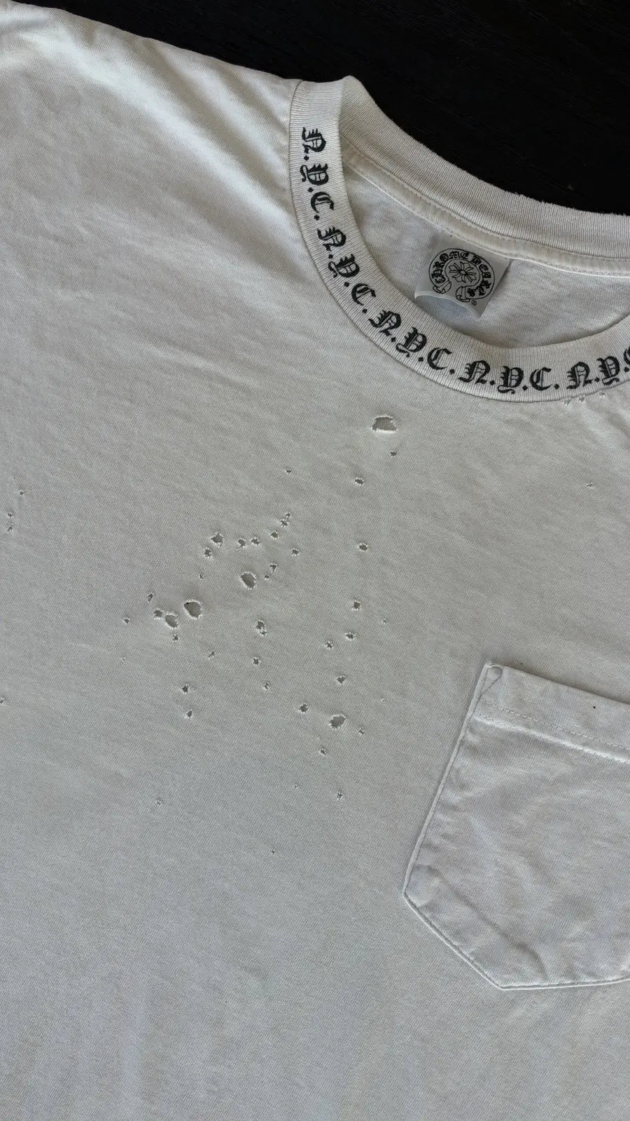 Vintage Chrome Hearts NYC Exclusive T-Shirt Size XL Chrome Hearts