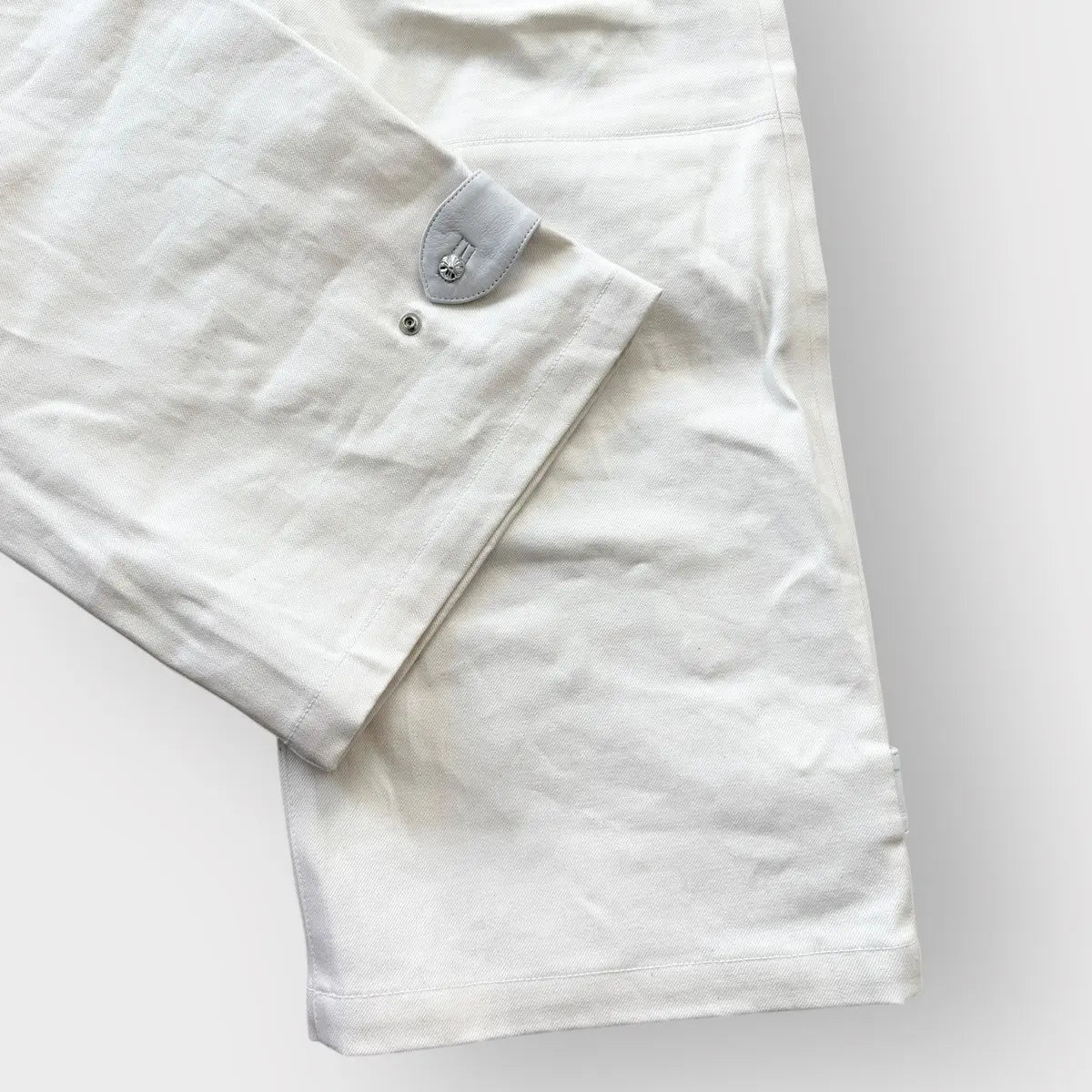 Chrome Hearts Wide Leg Pants with Leather Strap