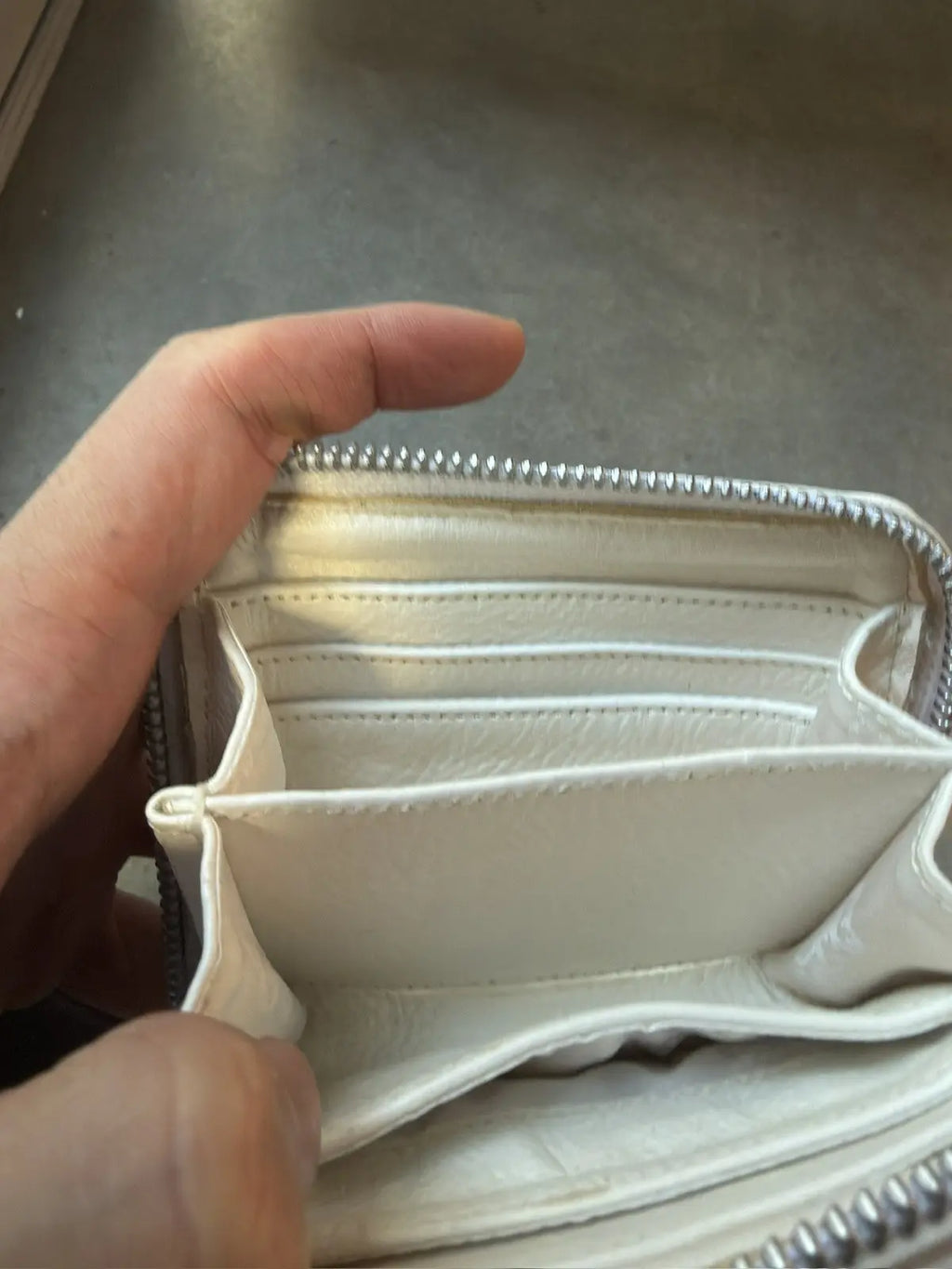 Chrome Hearts 3 Side Zip Pyramid Stud Wallet