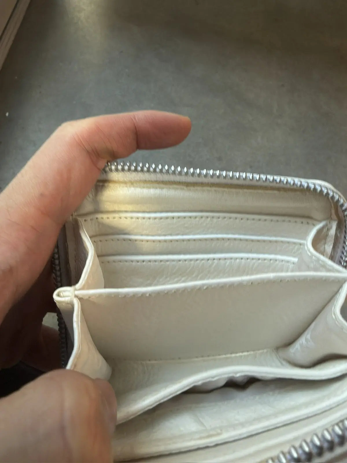 Chrome Hearts 3 Side Zip Pyramid Stud Wallet