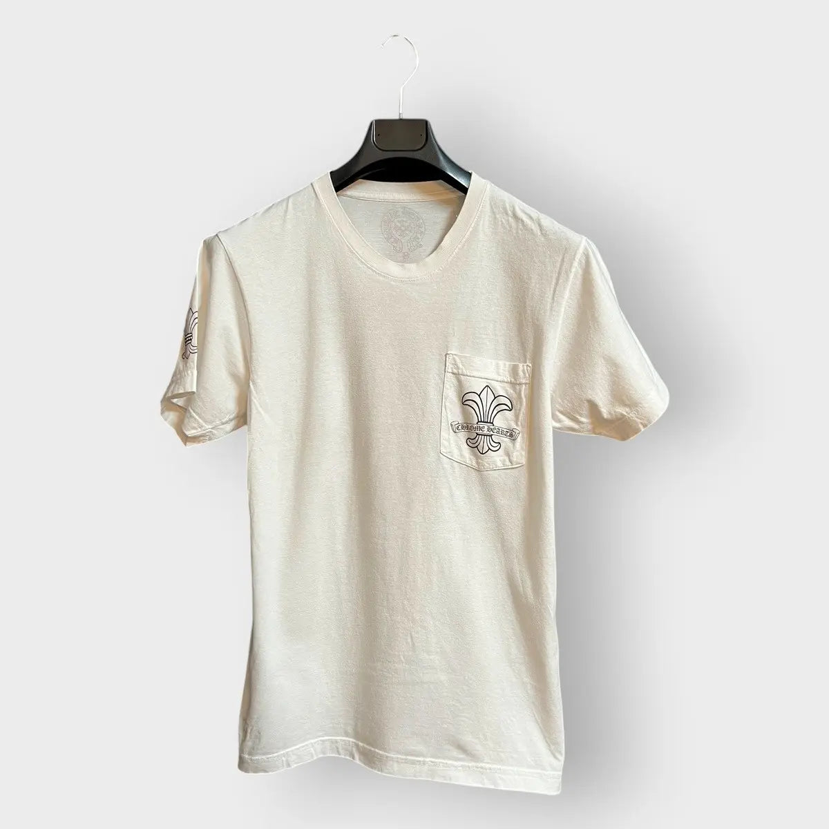 Chrome Hearts Monogram Dagger Scroll Logo Pocket Tee