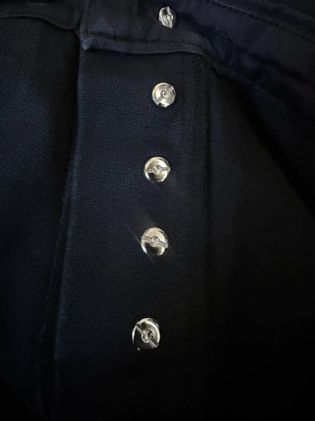 Chrome Hearts Cemetery Cross Leather Patch Cargo Pants