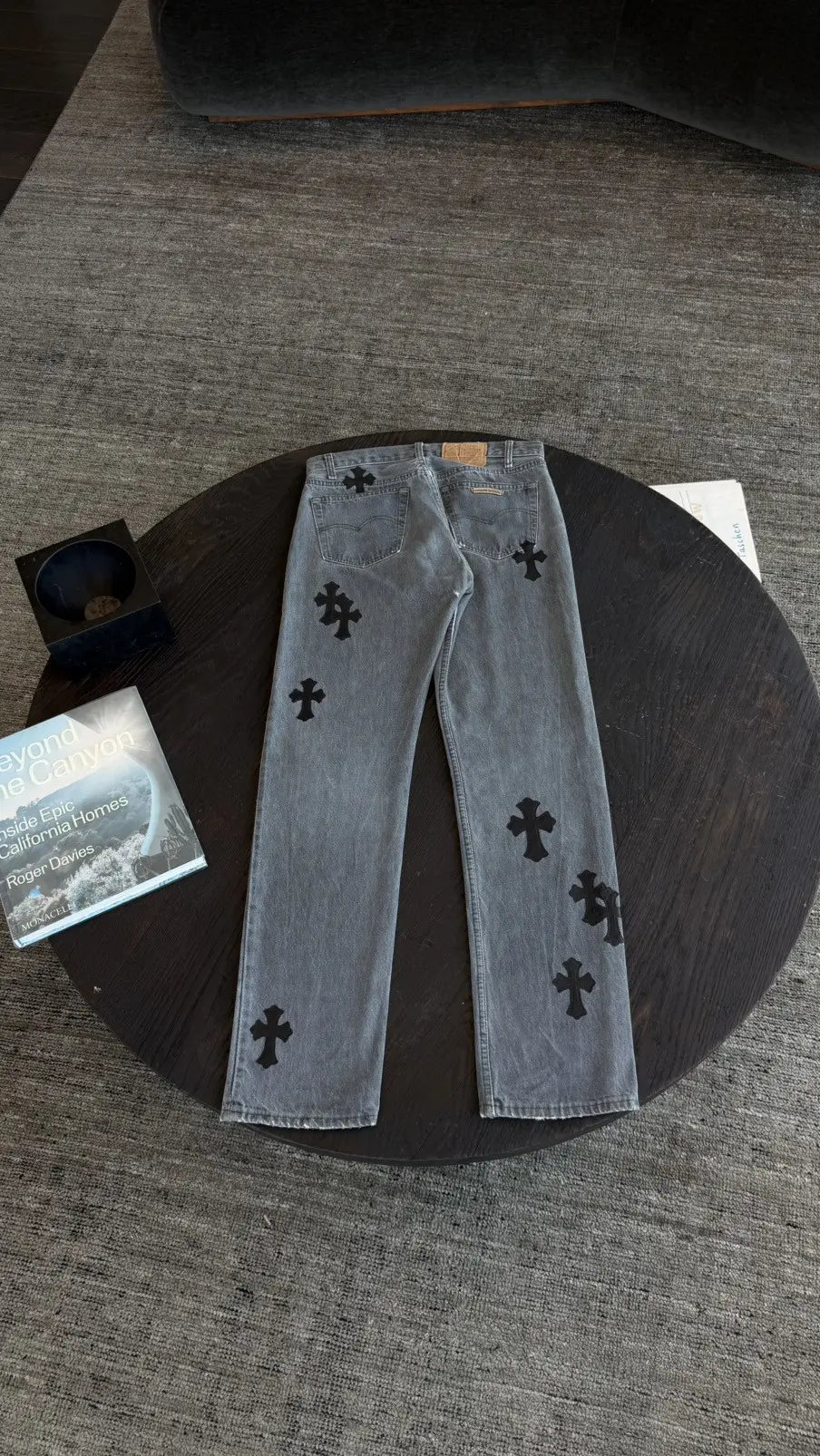 Chrome Hearts Cross Patch Denim Jeans Size 31 Chrome Hearts