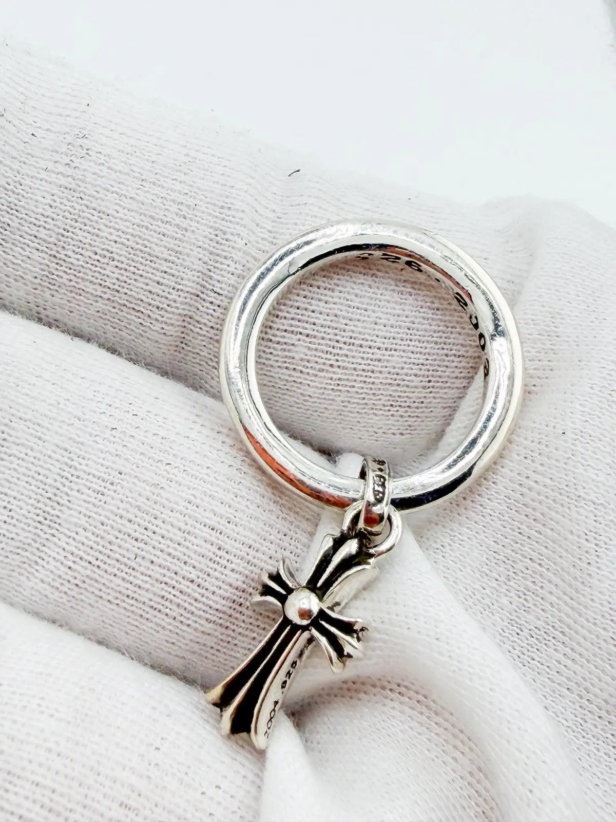 Chrome Hearts Cross Baby Fat Cocktail Ring