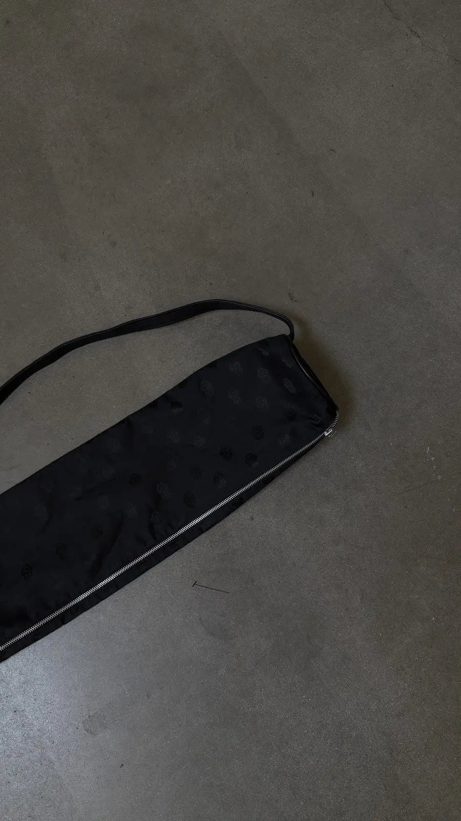 Chrome Hearts Limited Edition Black Nylon Yoga Mat Bag