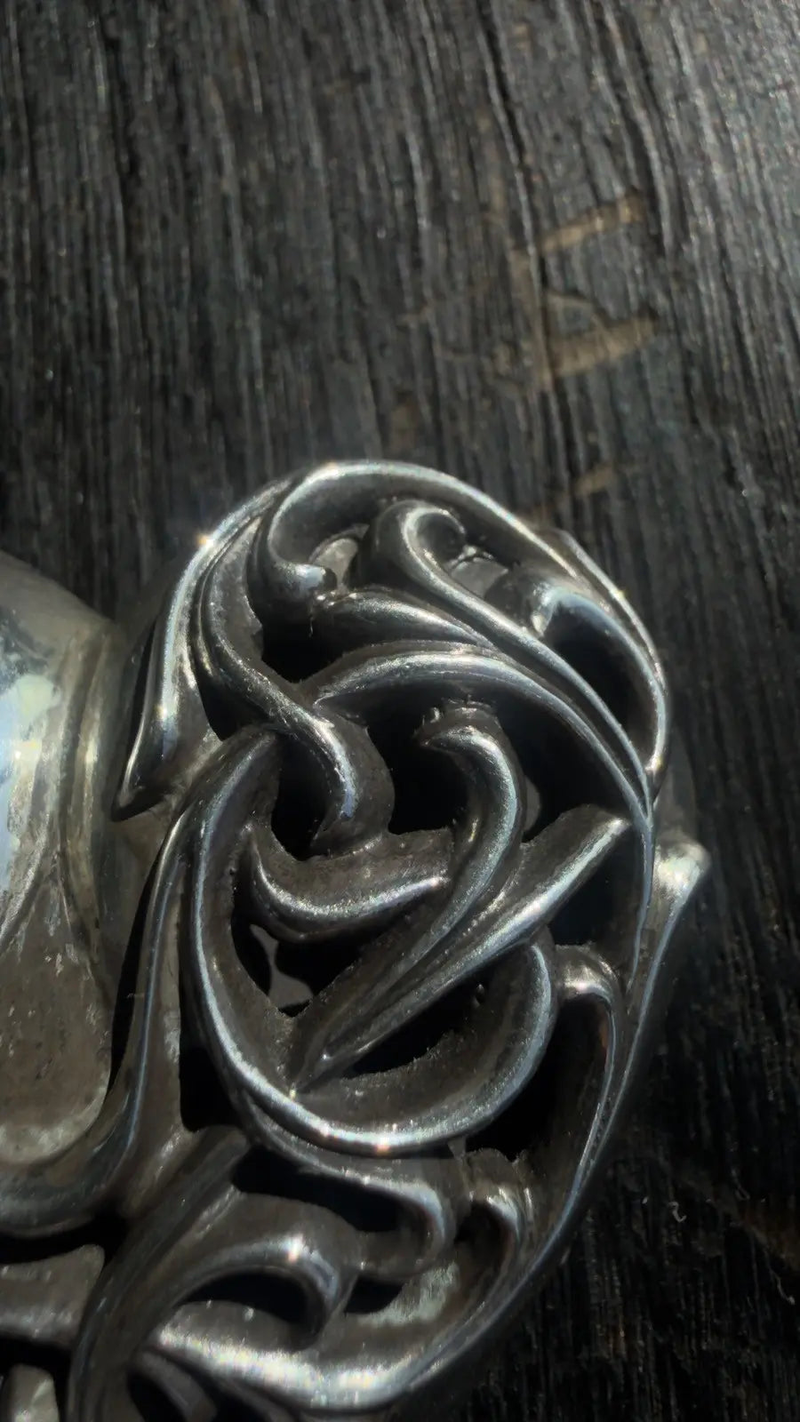 Chrome Hearts Sterling Silver Heart Piece Chrome Hearts