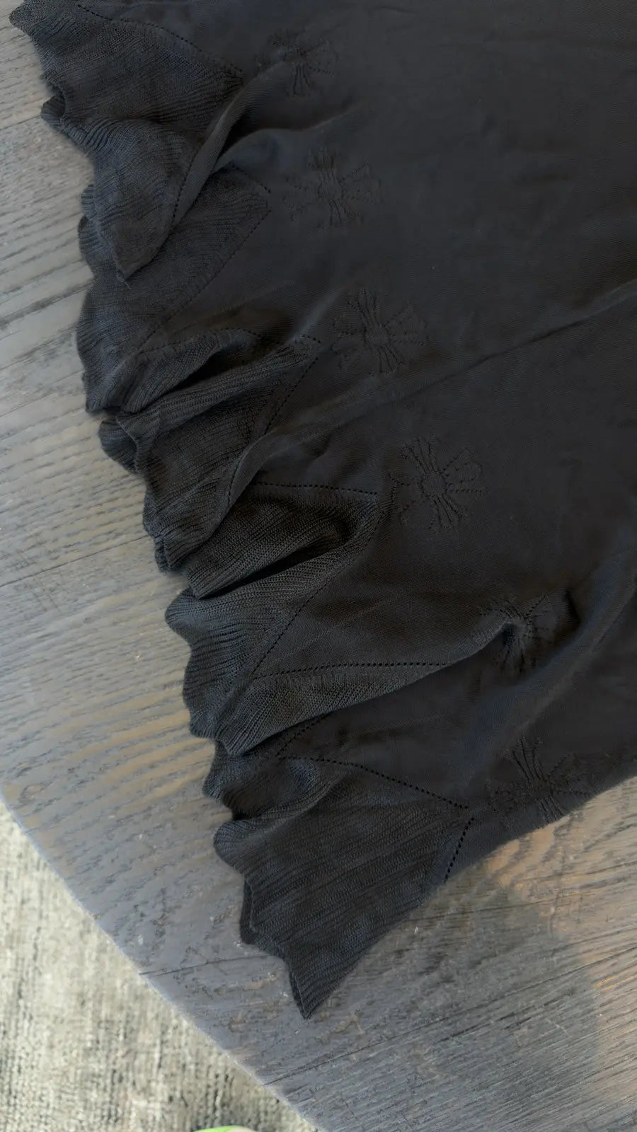 Chrome Hearts Plus Cross Sheer Fishtail Skirt Chrome Hearts