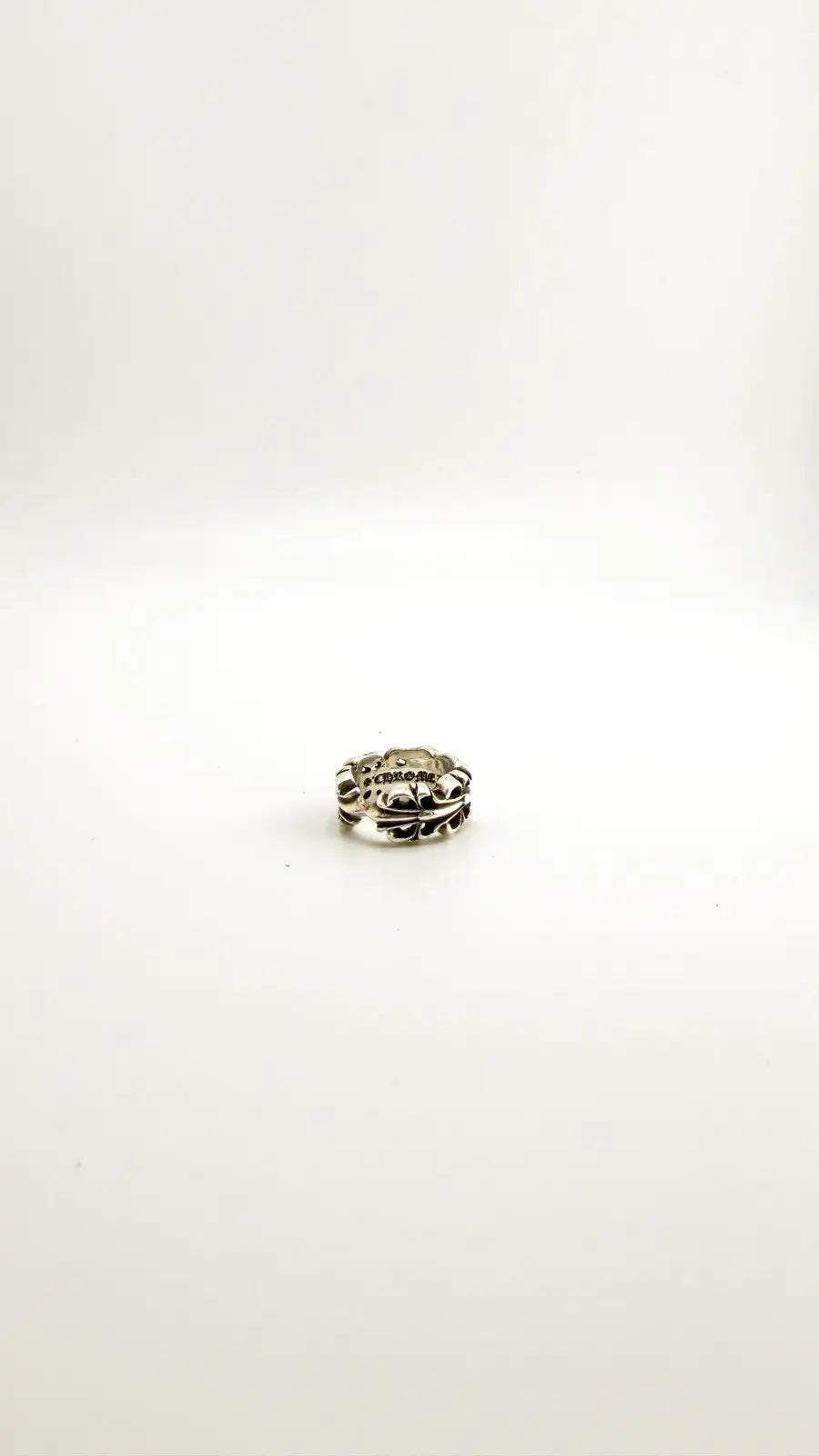 Chrome Hearts Double Floral Cross Ring Chrome Hearts