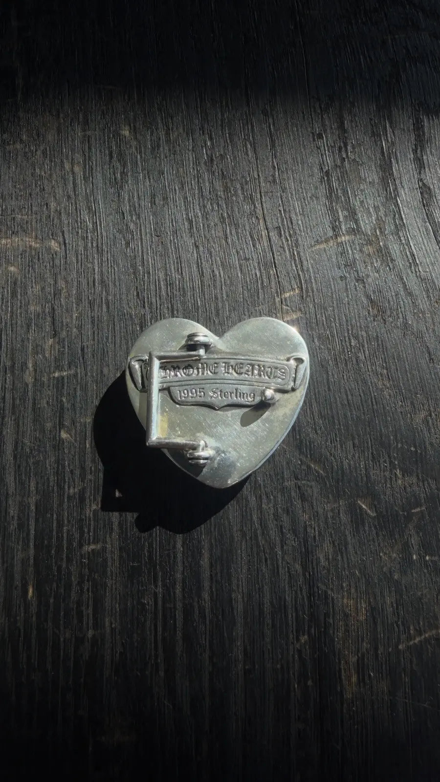 Chrome Hearts Sterling Silver Heart Piece Chrome Hearts