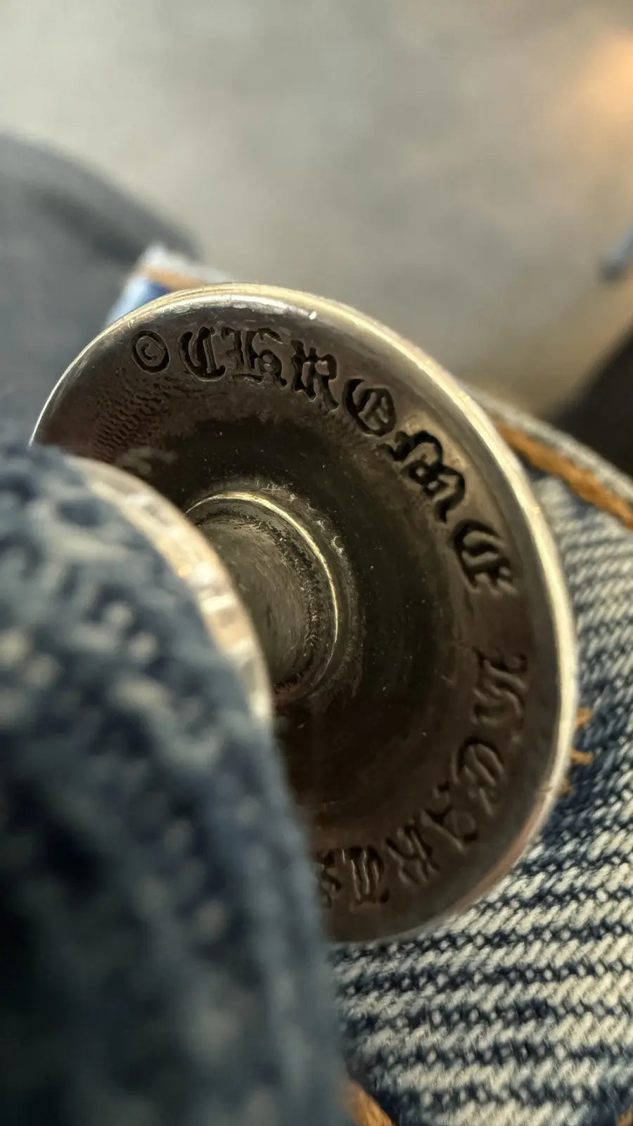 Chrome Hearts Levis 517 Black Cross Patch Jeans