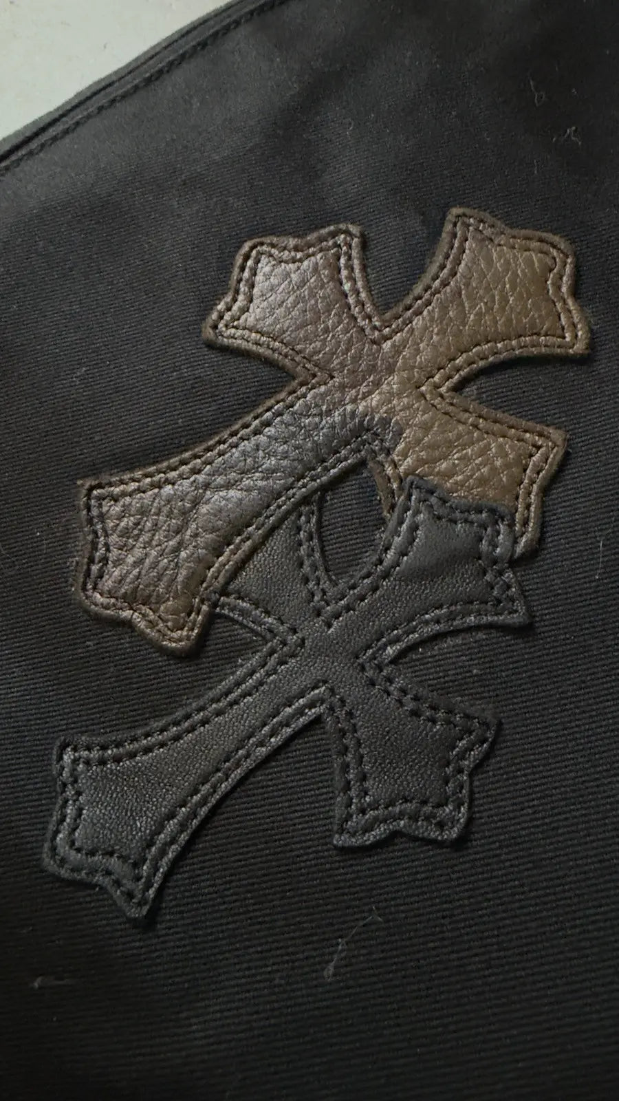 Chrome Hearts Black Camouflage Cross Patch Chino Pants